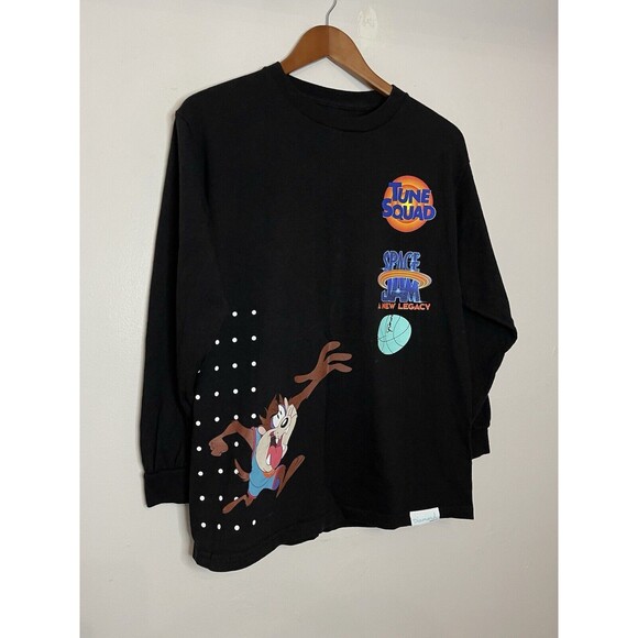 Diamond Supply Co. Tune Squad Space Jam Long Sleeve Shirt Mens Medium Graphic - Picture 2 of 7